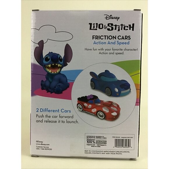 Disney Lilo and Stitch Friction Cars Action Speed Push Release Launch 2020 New - Picture 3 of 7